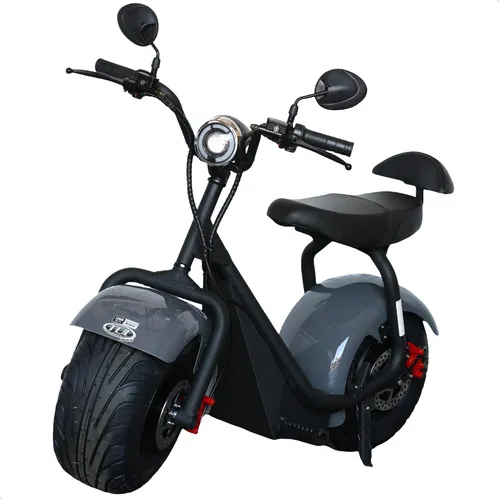 Scooter Elétrica Tui 1000W Cinza Escuro