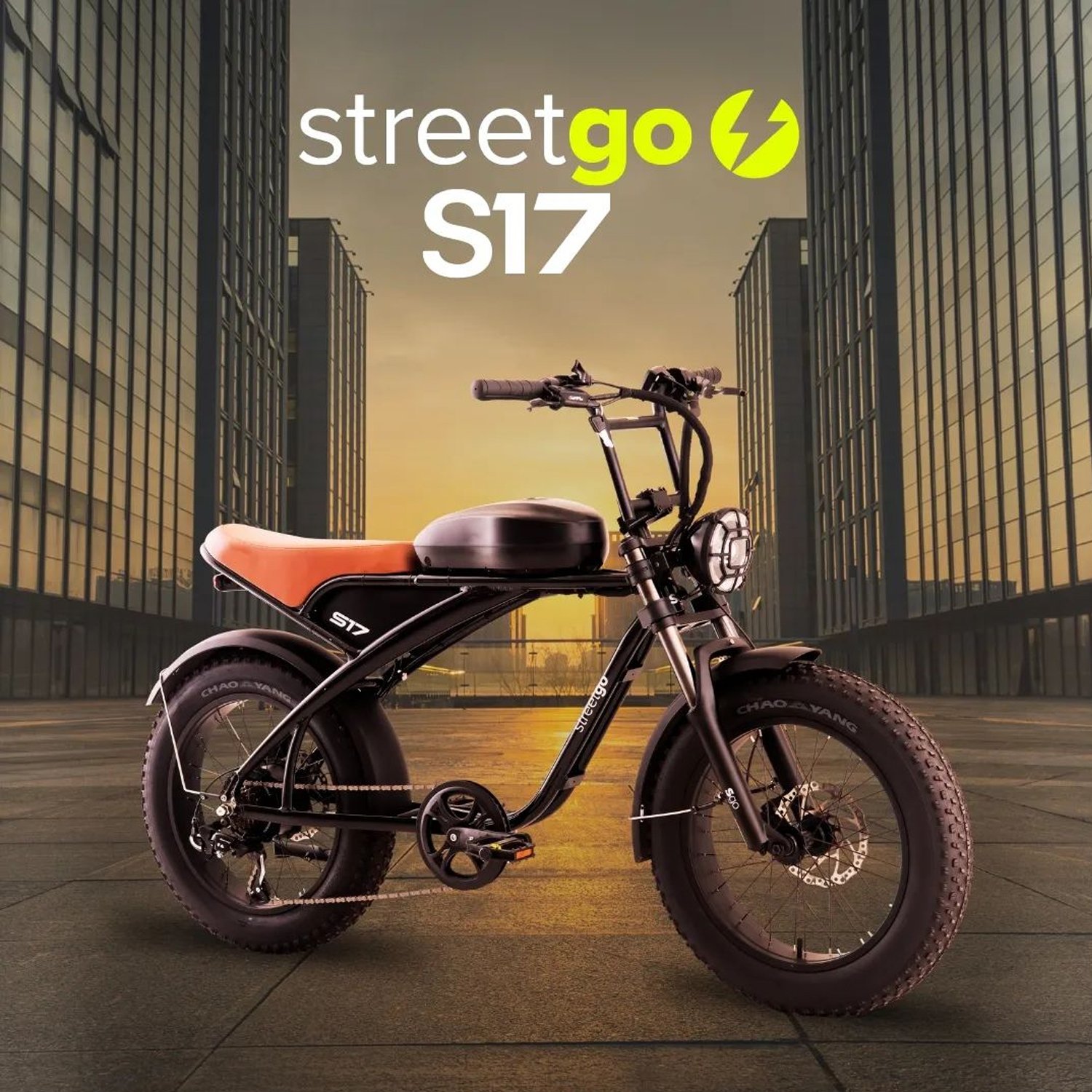 StreetGo S17 Tanque detalhe do farol