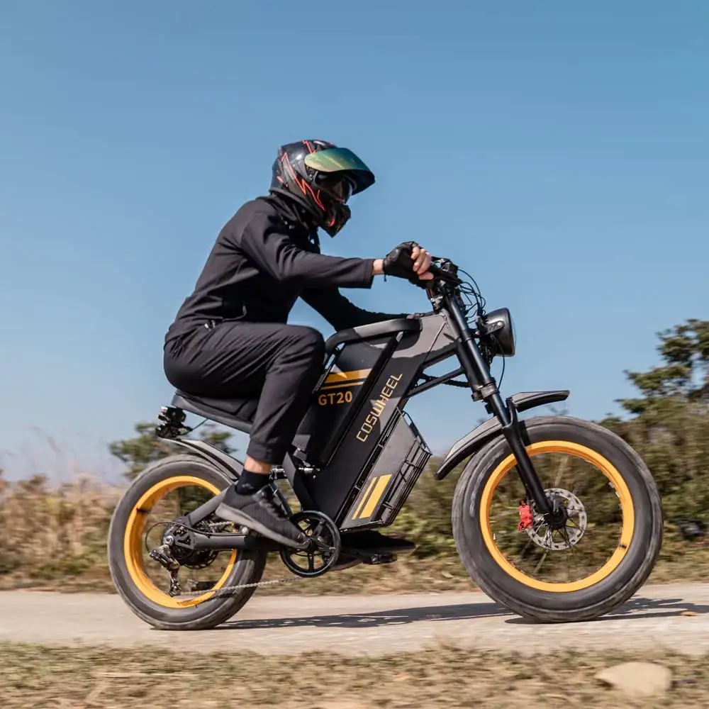 Moto Bike 1500W em uso off-road