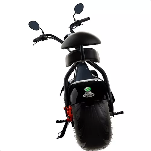 Scooter Elétrica Tui 1000W Cinza Escuro detalhe do painel