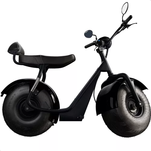 Scooter Elétrica Tui 1000W Preta detalhe do painel
