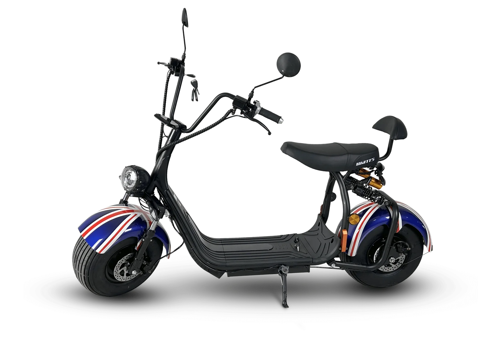 Watts W1 Inglaterra detalhe do farol